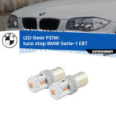 0 Luce Stop LED per BMW Serie-1 E87 2003 - 2012: P21W Gear P21W: Gear LED Rossi (Coppia)