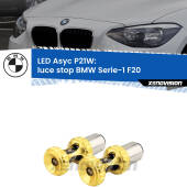 0 Luce Stop LED per BMW Serie-1 F20 2010 - 2014: P21W Asyc P21W: LED Asyc Canbus Rosso (Coppia)