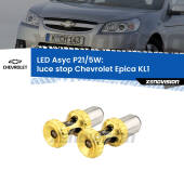 0  luce Stop LED per Chevrolet Epica KL1 2005 - 2011: p21/5w Asyc P21/5W: Asyc LED Rossi (Coppia)