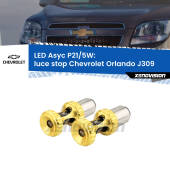 0  luce Stop LED per Chevrolet Orlando J309 2011 - 2019: p21/5w Asyc P21/5W: Asyc LED Rossi (Coppia)