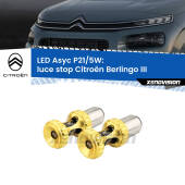 0  luce Stop LED per Citroën Berlingo III 2018 in poi: p21/5w Asyc P21/5W: Asyc LED Rossi (Coppia)