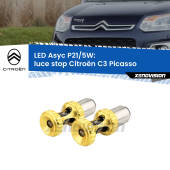 0 luce Stop LED per Citroën C3 Picasso 2009 - 2016: p21/5w Asyc P21/5W: Asyc LED Rossi (Coppia)