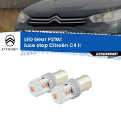 0 Luce Stop LED per Citroën C4 II 2015 - 2016: P21W Gear P21W: Gear LED Rossi (Coppia)