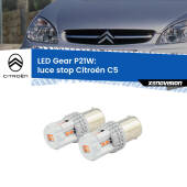 0 Luce Stop LED per Citroën C5 2001 - 2004: P21W Gear P21W: Gear LED Rossi (Coppia)