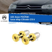 0 luce Stop LED per Citroën C5 II 2008 - 2014: p21/5w Asyc P21/5W: Asyc LED Rossi (Coppia)