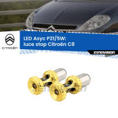 0 luce Stop LED per Citroën C8 2002 - 2010: p21/5w Asyc P21/5W: Asyc LED Rossi (Coppia)