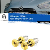 0 Luce Stop LED per Citroën DS5  2011 - 2015: P21W Asyc P21W: LED Asyc Canbus Rosso (Coppia)