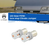 0 Luce Stop LED per Citroën Jumper 1994 - 2002: P21W Gear P21W: Gear LED Rossi (Coppia)