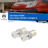 0 Luce Stop LED per Citroën Jumper II 2002 in poi: P21W Gear P21W: Gear LED Rossi (Coppia)