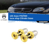 0 luce Stop LED per Citroën Saxo 1996 - 2004: p21/5w Asyc P21/5W: Asyc LED Rossi (Coppia)
