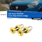0 luce Stop LED per Dacia Lodgy 2012 in poi: p21/5w Asyc P21/5W: Asyc LED Rossi (Coppia)
