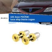0 luce Stop LED per Dacia Logan 2004 - 2011: p21/5w Asyc P21/5W: Asyc LED Rossi (Coppia)