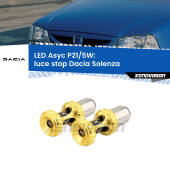 0 luce Stop LED per Dacia Solenza 2003 in poi: p21/5w Asyc P21/5W: Asyc LED Rossi (Coppia)