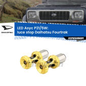 0 luce Stop LED per Daihatsu Fourtrak 1985 - 1998: p21/5w Asyc P21/5W: Asyc LED Rossi (Coppia)