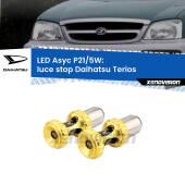 0 luce Stop LED per Daihatsu Terios 1997 - 2005: p21/5w Asyc P21/5W: Asyc LED Rossi (Coppia)