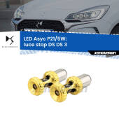 0 luce Stop LED per DS DS 3 2015 in poi: p21/5w Asyc P21/5W: Asyc LED Rossi (Coppia)