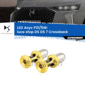 0 luce Stop LED per DS DS 7 Crossback 2022 in poi: p21/5w Asyc P21/5W: Asyc LED Rossi (Coppia)
