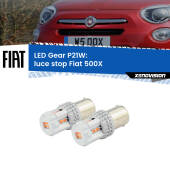 0 Luce Stop LED per Fiat 500X  2014 in poi: P21W Gear P21W: Gear LED Rossi (Coppia)