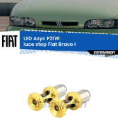 0 Luce Stop LED per Fiat Bravo I  1995 - 2001: P21W Asyc P21W: LED Asyc Canbus Rosso (Coppia)
