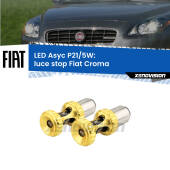 0 luce Stop LED per Fiat Croma 2005 - 2010: p21/5w Asyc P21/5W: Asyc LED Rossi (Coppia)