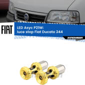 0 Luce Stop LED per Fiat Ducato 244 2002 - 2006: P21W Asyc P21W: LED Asyc Canbus Rosso (Coppia)
