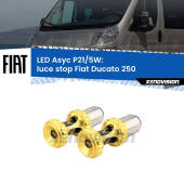 0 luce Stop LED per Fiat Ducato 250 2006 - 2018: p21/5w Asyc P21/5W: Asyc LED Rossi (Coppia)