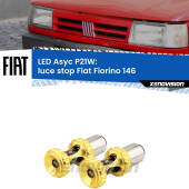 0 Luce Stop LED per Fiat Fiorino 146 1988 - 2001: P21W Asyc P21W: LED Asyc Canbus Rosso (Coppia)