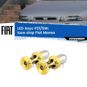 0 luce Stop LED per Fiat Marea 1996 - 2002: p21/5w Asyc P21/5W: Asyc LED Rossi (Coppia)