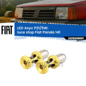 0  luce Stop LED per Fiat Panda 141 1982 - 2004: p21/5w Asyc P21/5W: Asyc LED Rossi (Coppia)