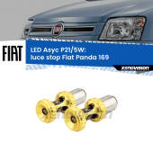 0 luce Stop LED per Fiat Panda 169 2003 - 2012: p21/5w Asyc P21/5W: Asyc LED Rossi (Coppia)