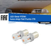 0 Luce Stop LED per Fiat Punto 176 1993 - 1999: P21W Gear P21W: Gear LED Rossi (Coppia)