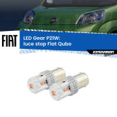 0 Luce Stop LED per Fiat Qubo 2008 - 2021: P21W Gear P21W: Gear LED Rossi (Coppia)