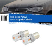 0 Luce Stop LED per Fiat Siena 1996 - 2012: P21W Gear P21W: Gear LED Rossi (Coppia)