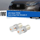 0 Luce Stop LED per Fiat Strada II (posizione): P21W Gear P21W: Gear LED Rossi (Coppia)