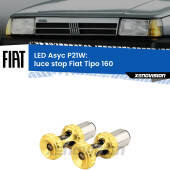 0 Luce Stop LED per Fiat Tipo 160 1987 - 1996: P21W Asyc P21W: LED Asyc Canbus Rosso (Coppia)