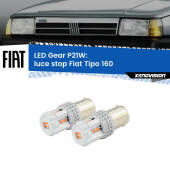 0 Luce Stop LED per Fiat Tipo 160 1987 - 1996: P21W Gear P21W: Gear LED Rossi (Coppia)