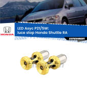 0 luce Stop LED per Honda Shuttle RA 1994 - 2004: p21/5w Asyc P21/5W: Asyc LED Rossi (Coppia)