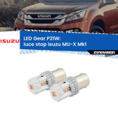 0 Luce Stop LED per Isuzu MU-X Mk1 restyling: P21W Gear P21W: Gear LED Rossi (Coppia)