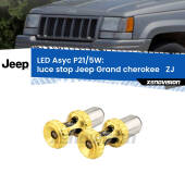 0 luce Stop LED per Jeep Grand cherokee ZJ 1993 - 1998: p21/5w Asyc P21/5W: Asyc LED Rossi (Coppia)