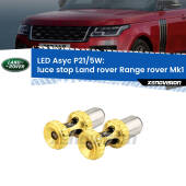 0 luce Stop LED per Land rover Range rover Mk1 1970 - 1994: p21/5w Asyc P21/5W: Asyc LED Rossi (Coppia)