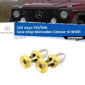 0 luce Stop LED per Mercedes Classe-G W461 1990 - 2000: p21/5w Asyc P21/5W: Asyc LED Rossi (Coppia)