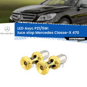 0 luce Stop LED per Mercedes Classe-X 470 2017 in poi: p21/5w Asyc P21/5W: Asyc LED Rossi (Coppia)