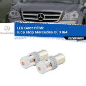 0 Luce Stop LED per Mercedes GL X164 2006 - 2012: P21W Gear P21W: Gear LED Rossi (Coppia)