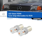 0 Luce Stop LED per Mercedes SL R129 1989 - 2001: P21W Gear P21W: Gear LED Rossi (Coppia)