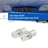 0 Luce Stop LED per Mercedes SLK R170 1996 - 2004: P21W Gear P21W: Gear LED Rossi (Coppia)