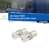 0 Luce Stop LED per Mercedes Vario  1996 - 2013: P21W Gear P21W: Gear LED Rossi (Coppia)