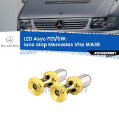 0  luce Stop LED per Mercedes Vito W638 1996 - 2003: p21/5w Asyc P21/5W: Asyc LED Rossi (Coppia)