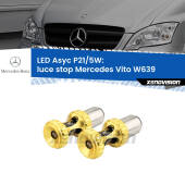 0  luce Stop LED per Mercedes Vito W639 2003 - 2012: p21/5w Asyc P21/5W: Asyc LED Rossi (Coppia)