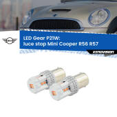 0 Luce Stop LED per Mini Cooper R56 R57 2006 - 2013: P21W Gear P21W: Gear LED Rossi (Coppia)
