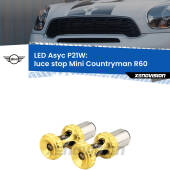 0 Luce Stop LED per Mini Countryman R60 2010 - 2016: P21W Asyc P21W: LED Asyc Canbus Rosso (Coppia)